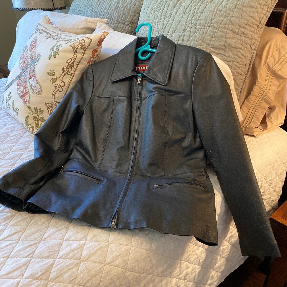 Leather jacket